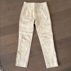 Leather Western pants by Coach size 28